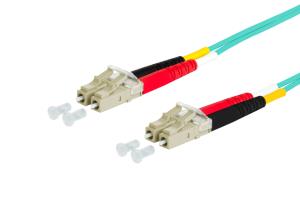 Fiber Optic Cable - Multimode - 50/125µm OM3 - Duplex - LC/LC - 15m - Turquoise