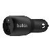 36w USB-c Pd Dual Car Charger Black