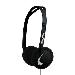 On-Ear Headphone KPH25 - Stereo - 3.5mm - Black