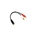 Stereo Female To Rca Male Y-cable 3.5mm