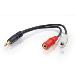 3.5mm Stereo Male To 3.5mm Stereo Female Y-cable