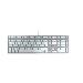 Corded KC 6000C Keyboard - USB - Sliver - Qwerty US