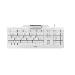 Corded SECURE BOARD 1.0 Ergonomic Keyboard - with Integrated Reader - USB - Light-Grey - Azerty French