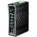 12-Port Hardened Industrial Gigabit PoE+ Layer 2+ Managed DIN-Rail Switch (TI-PG1284I)