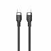 Hyper 1m Silicone 240w USB-c Charging Cable - Black