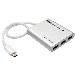 TRIPP LITE USB 3.1 Gen 1 Portable Hub 4-Port USB Type-C (USB-C) to (x4) USB-A Aluminum