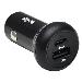 TRIPP LITE Dual-Port USB Car Charger with 24W Charging - USB-C (24W) PD 3.0, USB-A (24W) QC 3.0, Black