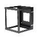 Depth Hinged Open Frame Wall Mount Server Rack 12u 22in