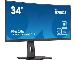 Desktop USB-C Monitor - ProLite XCB3494WQSN-B5 - 34in Curved - 3440x1440 (UWQHD) - Black
