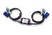 KVM Switch Petite 2 Pcs Ps2 Audio Non-powered With Build In Cables