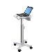 Styleview Laptop Cart Sv10 Non-powered (white And Aluminum)
