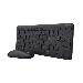 Wireless Keyboard Lyra Compact - Black - Qwerty Us / Int'l + Mouse