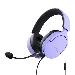 Headset - Gxt 489 Fayzo Gaming - 3.5mm  - Stereo - Wired - Purple