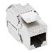 Rj45 Keystone Jack Snap-in Module CAT6a