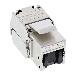 Rj45 Keystone Jack Snap-in Module CAT6a With Dust Cover