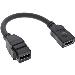 HDMI Keystone adapter cable 4K/60Hz HDMI A female/female Black 20cm
