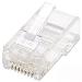 Modular Plug Rj45 CAT6 Utp For Stranded Wire 100pcs