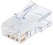 Rj45 Plugs Cat5e Utp 3-prong 100 Plugs In Jar