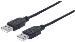 USB 2.0 Cable Type-A Male to Type-A Male, 480 Mbps, 1m Black