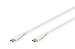 USB-C Silicone charging cable USB-C - USB-C USB 2.0 60W - 1m White