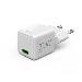 Fast Charger, GaN, USB-C, Super-Mini Charger, PD, 30 W, white