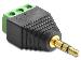 Adapter Stereo Jack Male 3.5 Mm > Terminal Block 3 Pin