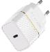 EU Wall Charger 20W - 1X USB-C 20W USB-PD White