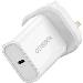 Standard Wall Charger 20W UK - 1X USB-C 20W USB-PD White