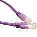 Patch cable - CAT6 - S/FTP PIMF - Snagless - 50cm - Purple