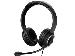 MiniJack Chat Headset - Stereo - 3.5mm MiniJack / 3.5mm - Black