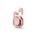 Wireless TWS In-Ear Headset, Transparent - Stereo - Bluetooth - Pink