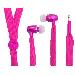 In-ear Headset - Stereo - 3.5mm - Pink - with Microphone