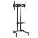 TV/monitor cart, 37-70", height adjustable, 40kg max