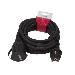 Power cord - CEE 7/7 to (CEE 7/3)-  black 5m