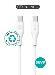 USB-c To USB-c Cable 1m White. Recycled Plastic.
