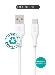 USB-c To USB-a Cable 2m White. Recycled Plastic.