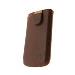  Senza Leather Slide Case Cognac Size S