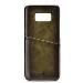  Senza Desire Leather Cover with Card Slot Samsung Galaxy S8 Burned Olive