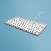 Compact Break ergonomic - Keyboard - Wired - White - Qwerty Uk