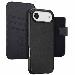Blackleather Bookcase 2-in-1 With Magsafe Apple iPhone Air - Onyx Black