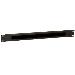 Cable Guide With Brush 1u Black Ral 9005