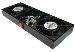 Rack Wallmount Fan Package - 2 Fans And Thermostat - Black