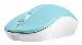 Mouse Natec Toucan Wireless 1600dpi Optical White Blue
