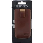  Senza Leather Slide Case Cognac Size M
