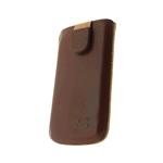  Senza Leather Slide Case Cognac Size S