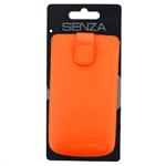  Senza Leather Slide Case Neon Orange Size XXL