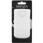 Senza Leather Slide Case White Size M