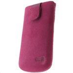  Senza Suede Slide Case Hot Pink Size S