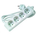 Multi Socket Kf-fb-04 4 Sockets White