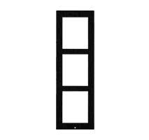 Helios Ip Verso - Surface Installation Frame - 3x Module (black)